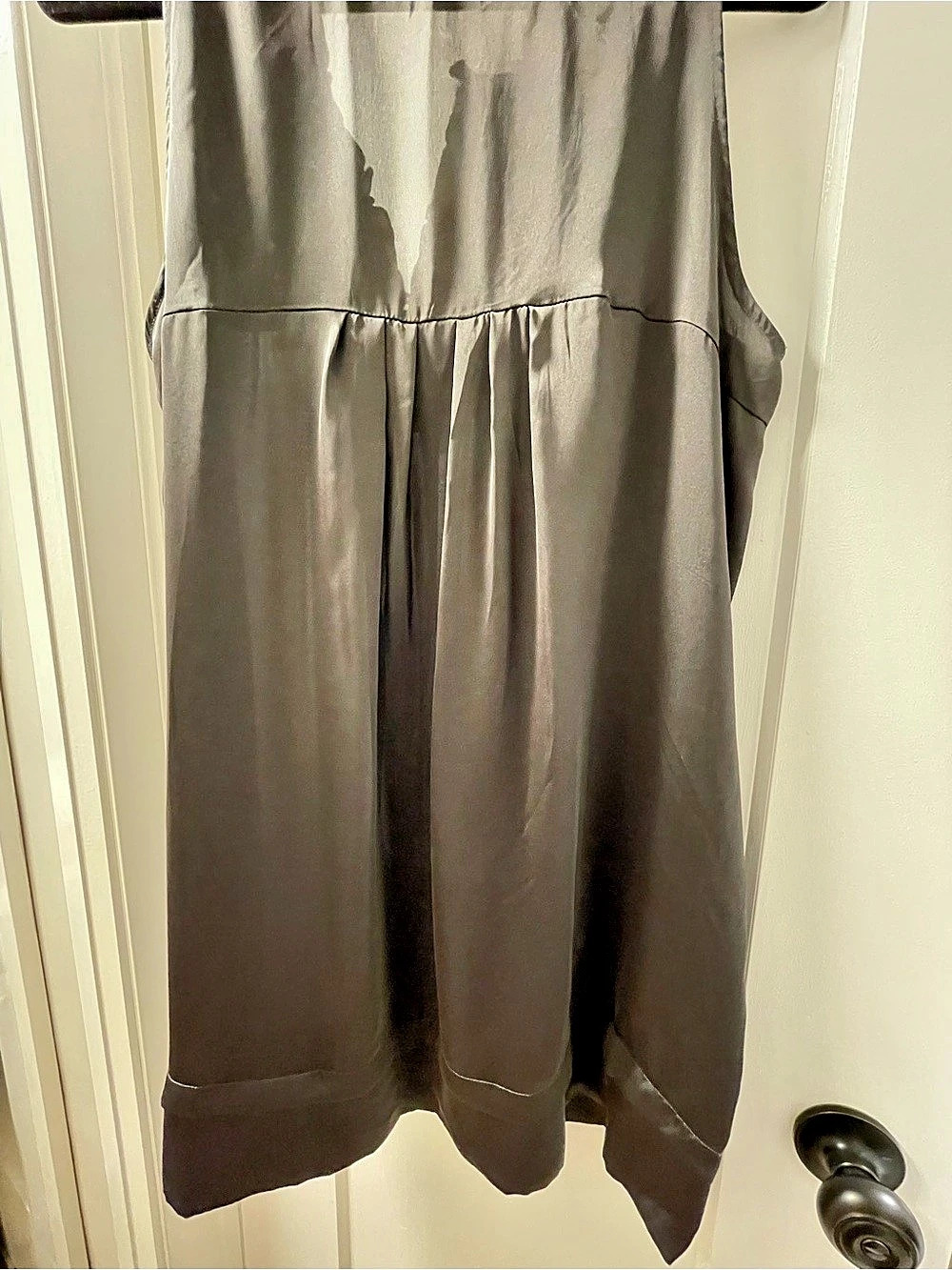 Lapis Brand Ruffle Neck Tunic Gray - Picture 4 of 7